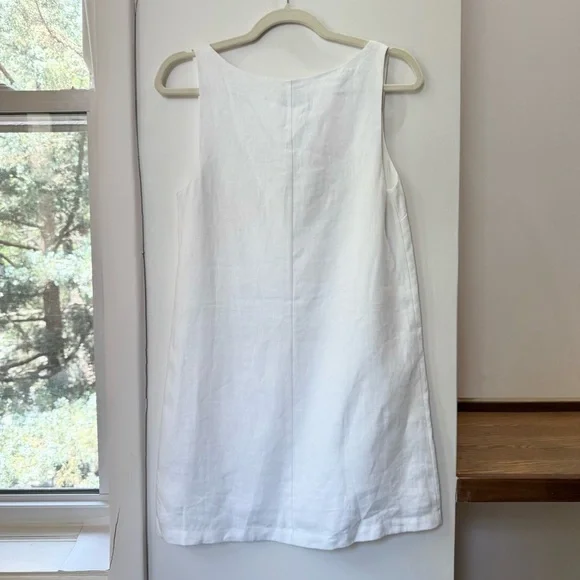 NWT Reformation Hamley Linen Mini Dress White 2 - Picture 13 of 16